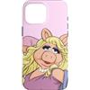 Disney Custodia per iPhone 16 Pro Max Disney The Muppets Miss Piggy Big Face Pink