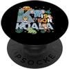 Zoo Day Wildlife Safari Squad Kids Jungl K Is for Koala Zoo Animals Gita allo zoo Jungle Zoo Day PopSockets PopGrip Adesivo