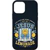 Jesus Makes Lemonade Custodia per iPhone 12 mini Retro Christian Faith Humor Lemon dicendo Gesù