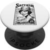 Grandio Design Feminism & Feminist Gifts Sarcastico Donna Nera Sarcasmo Per Le Donne Annuncio Vintage Ragazza PopSockets PopGrip Adesivo