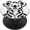 Koalas Patterns Carino Koala motivi tribali ornamentali Boho Line Art PopSockets PopGrip Adesivo