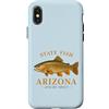 Arizona Territory Symbols Gifts Tees tai Custodia per iPhone X/XS Orgoglio nativo: la trota Apache