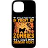 Push Front Zombies Save Siberian Husky G Custodia per iPhone 15 Ti spingerei davanti agli zombi per salvare il mio Hus siberiano