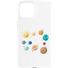 Cool Solar System Designs Custodia per iPhone 15 Pianeti del sistema solare, Terra, Sole, Scienze spaziali Bambini, Adulti