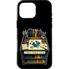 Jimbeels Custodia per iPhone 16 Pro Max LIGHT TABLE CALM Banca per hobby in vetro con tavolo