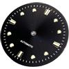 Generico 50 parti del quadrante dell'orologio da 29 mm for NH35 PT5000 della cassa luminosa verde set di lancette sterili for orologio subacqueo(B dial,For miyota 8215 821a)