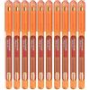 Newell Brands Paper Mate InkJoy - Set di 10 penne a inchiostro gel con cappuccio, colori assortiti, punta media da 0,7 mm, per adulti (arancione)