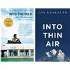 PAN Jon Krakauer 2 Books Collection Set (Into the Wild & Into Thin Air: A Personal Account of the Everest Disaster)