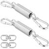 NGOSUET 2 Pezzi Molla Oscillante per Poltrona Sospesa, 200 kg, con 4 Moschettoni