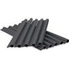 COVER IT Clip di Fissaggio per Recinzione PVC Esterno Grafite, 20 Pezzi