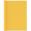 HaoChrymec Frangivista per Balcone Giallo, Paravento da Esterno, Tessuto Oxford Impermeabile con Rivestimento PU, Schermatura Privacy Antivento e UV, Telo Ombreggiante Esterno per Ringhiere,120x600cm