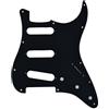 Dopro Vintage 62 Strat ST SSS Pickups Single Coil Battipenna per chitarra Piastra antigraffio con viti per American Fender 62 Stratocaster 11 Foro Nero 1 Strato