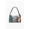 Desigual, Borsa patchwork media, Cotone, U