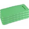 Meister Eva - Set di 4 Cuscini per Ginocchia, 40 x 18 cm, per lavori di Giardinaggio e Come Base per Seduta, con Manico, Lavabile, Colore: Verde