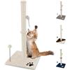 Beltom® Tiragraffi per gatti 81,5 cm. Parco Gioco Giochi GRAFFIATOIO SISAL Cuccia Albero Gatti Tira Graffi Palestra - Beige