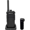 Retevis RB637 Bluetooth Radio Bidirezionale, Walkie Talkie con Auricolare Bluetooth, 2000mAh USB Ricaricabile, Torcia, PMR446 Walkie Talkie a Mani Libere con Wireless Copy Per i Ristoranti (nero, 1Pz)