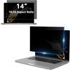 CeiBand Filtro Privacy 14 Pollici 16:10, Rimovibile, Anti Luce Blu Pellicola, Anti-Spia Pellicola Privacy Filter per 14 Laptop Compatibile con dell/HP/Acer/Lenovo/ThinkPad/Samsung/ASUS/Sony