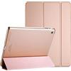 ProCase Custodia Ultra Sottile Leggero per iPad 2 3 4 (Compatibile solo con Vecchi Modelli Rilasciato Prima del 2013), Support Auto Sveglia/Sonno -Oro Rosa