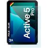 moex FlexProtect - Pellicola protettiva compatibile con Samsung Galaxy Tab Active5 Pro, spessore solo 0,2 mm, pellicola per display, HD ultra trasparente ed extra antigraffio - 3 pezzi