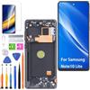 HLYGZX Display Schermo per Samsung Note10 Lite N770F TFT Nero con Cornice