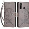 SIENIANLINE Cover per Xiaomi Redmi Note 8T PU Pelle Custodia Flip Grigio