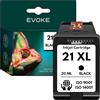 EVOKE 21 XL Inchiostro compatibile con HP 1410 1415 D1560 F4180 F2180 F2280 1415 1410 Nero (nero) 790 pagine 20 ml