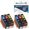LCL Cartucce d'inchiostro Compatibile CLI-521 CLI-521C CLI-521M CLI-521Y | Sostituzione per Canon Pixma iP3600 iP4600 iP4700 MP540 MP550 MP560 MP620 MP630 MP640 MP980 MP990 (2Ciano 2Magenta 2Giallo)