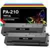 AMG Sales Cartuccia Toner Compatibile con Pantum PA-210 PA210 PA 210 1600 Pagine P2500W P2502W P2508W M6500NW M6500N M6500W M6550NW M6552NW M6558NW M6600N M6600NW M6602NW (2pz)