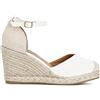 CAFèNOIR C1XA9912M008380 Sandali in Tessuto su Zeppa Corda Beige 38