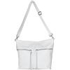 AMBRA Moda GLX36 - Borsa a tracolla da donna in vera pelle con cerniera