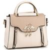NICOLE & DORIS Borsa Tracolla Donna Piccole Borsa a Mano Elegante Borsetta Crossbody Ragazza Borsa a Spalla PU Pelle Borse Messenger Beige e Kaki