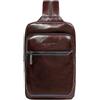 PIQUADRO - Borsa Monospalla Convertibile In Zaino - In pelle - Uomo