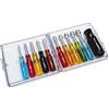 Xcelite Weller Xcelite PS120N Set di chiavi a bussola mini da 11 pezzi - misure in pollici, convertibile, con moltiplicatore di coppia Piggyback