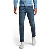 G-STAR Uomo 3301 Slim style Jeans, Blu (worn in rivulet patch restored 51001-C048-C601), 32W / 34L