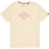 Alpha Industries Target Backprint T-Shirt da Uomo Vintage White L