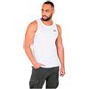 Alpha Industries Serbatoio Small Logo da Uomo White