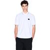 Armani Exchange Short Sleeve Side Logo Patch Three-Button Collar Polo Uomo