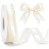 G2PLUS Nastro in Organza Avorio: 25mm x 50yarde