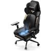 AutoFull M6 Ultra 2.0 Sedia Gaming con supporto lombare dinamico, ventilazione attiva e riscaldamento, massaggio doppia zona, reclinazione 160°, poggiapiedi, fino a 150 kg