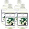 Generic Camomilla Torino - Feifan Ricarica Profumo 500 ml per Lampada Catalitica 25 Fragranze Naturali e Intense ad Alto Concentrato di Essenza- Made in Italy (Muschio Bianco, 4 Flaconi)