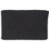 kela Tappetino da bagno antiscivolo50 x 80 x 2 cm MARIE, tappeto da bagno nero, lavabile, poliestere e cotone riciclati, tappetino da bagno con struttura a maglia