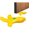 Générique Fermaporta decorativo - Fermaporta divertente da 10 cm, cunei di protezione da parete, fermaporta a terra | Fermaporta a forma di gelato banana per porte in legno, protezione del