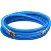 AUPROTEC Kit tubo ad aria compressa 9 mm diametro interno 1 m tubo in PVC I con accoppiamento di sicurezza S2000 per compressore d'aria compressa I Würth Tubo del compressore ad alta flessibilità