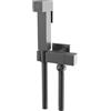 OGOMONDO Kit Idroscopino Wc Doccetta Ottone Portatile Shut-Off Monogetto Azionamento a Leva (1, Canna di Fucile Quadro)