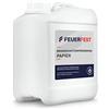 FEUERFEST Impregnante Ignifugo per Carta Cartone Paglia - Liquido Ignifugo Alta Performance è Certificato DIN 4102-B1, Incolore e Senza Solventi - Antincendio e Ideale per Decorazioni 2,5 L