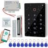 Gaocinys Impermeabile RFID Access Control System Kit WIFI Tuya Access Controller con 350Lbs Forza Manetic Door Lock Set completo