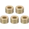 PATIKIL Distanziatori in Ottone M4, 5pz Distanziatori Metallici in Ottone 4mm ID x 8mm OD x 5mm L Distanziatori a Vite Ottone per Viti 5/32 Pollice o M4