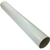 Kair Tubo di plastica 125 mm - 1 metro di lunghezza - Canale rigido dritto