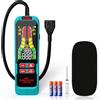 Kiprim Rilevatore Gas, Kiprim GD01 Rilevatore di Fughe di Gas con Allarme Acustico, Sonda da 24 cm, Rilevatore Perdite di Gas Portatile di Gas Combustibili come Metano, Propano, Misurazione di RH o TEMP