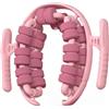 Generic Morsetto per gambe con 28 ruote, massaggiatore rilassante, anticellulite, dimagrante, rullo massaggiante (rosa)